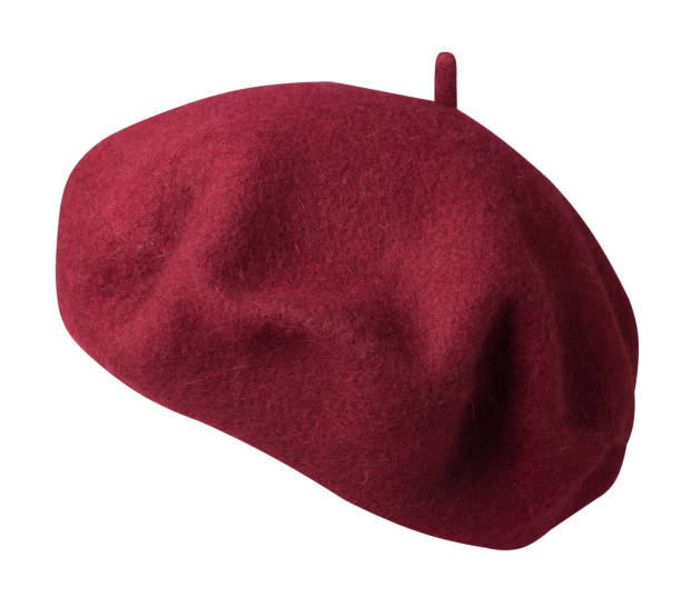 istock Beret isolated on white background. hat female beret 1166272067