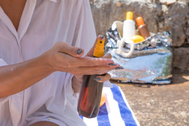 istock Woman preparing for beach 1166272459