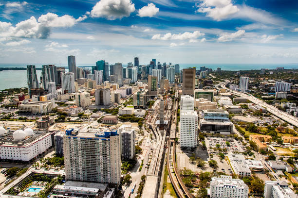 istock Aerial Cityscape Miami 1166279929