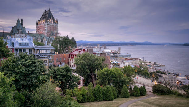 istock the Chateau Frontenac in sunset 1166284665