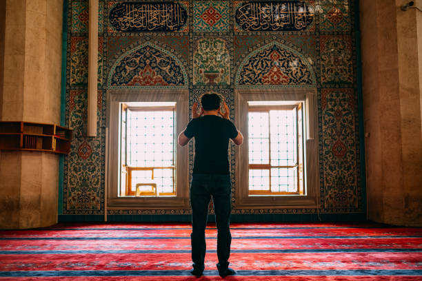 istock Muslim Man Praying in Mosque 1166291986