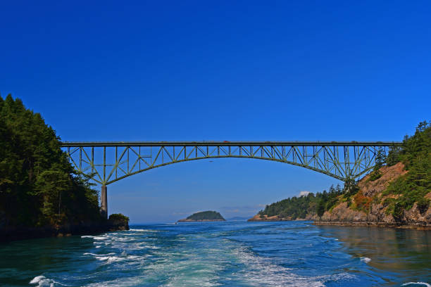 istock Deception Pass Bridge near Whidbey Island, Washington 1166297717