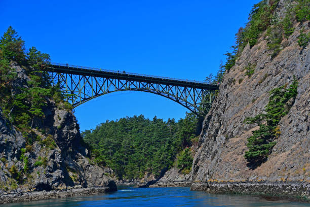 istock Deception Pass Bridge near Whidbey Island, Washington 1166298334