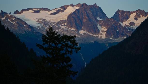 Northern Washington's Cascade Range.\nNorth Cascades National Park/SE.\nMt. Baker-Snoqualmie N.F. Edge.\nEl Dorado Peak At Sunset.
