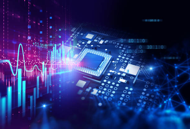 istock 3d rendering  of futuristic blue circuit board 1166312131