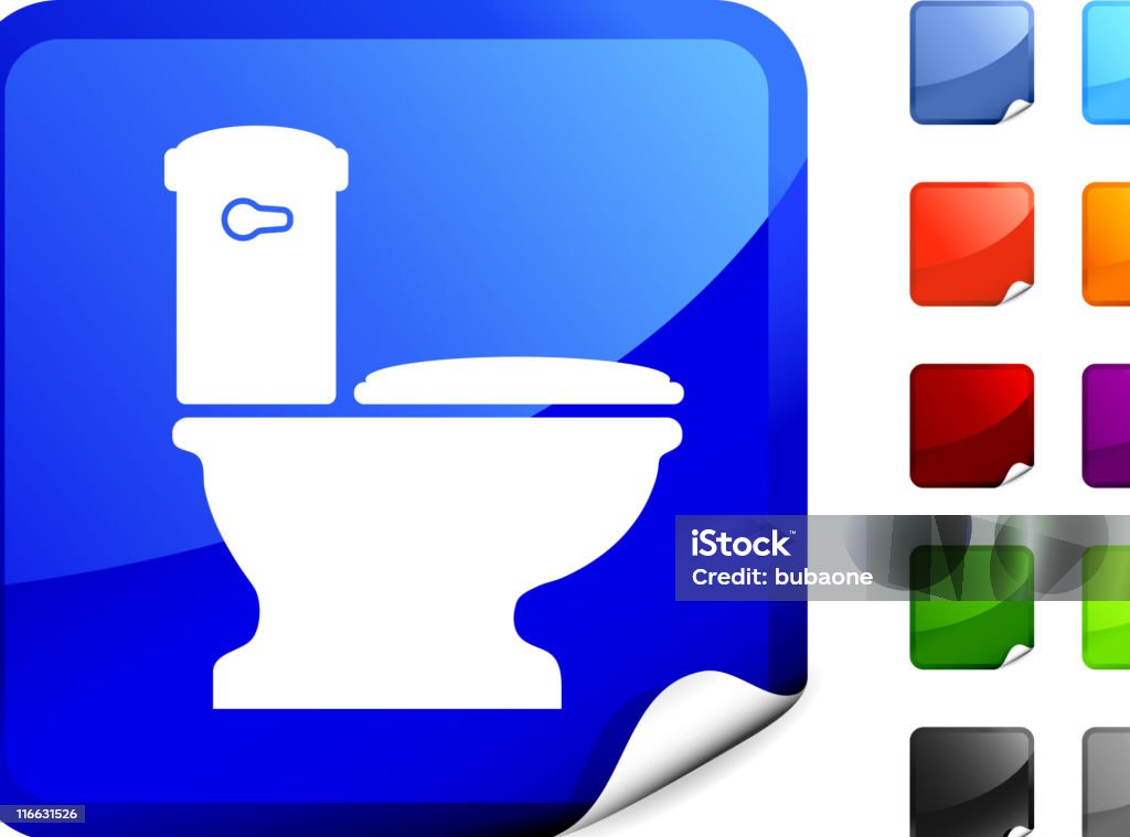 Туалет Интернет на условиях роялти-фри, векторных иллюстраций - Векторная графика Блестящий роялти-фри