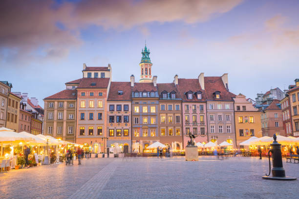 istock Old town square in Warsaw, Poland 1166316695