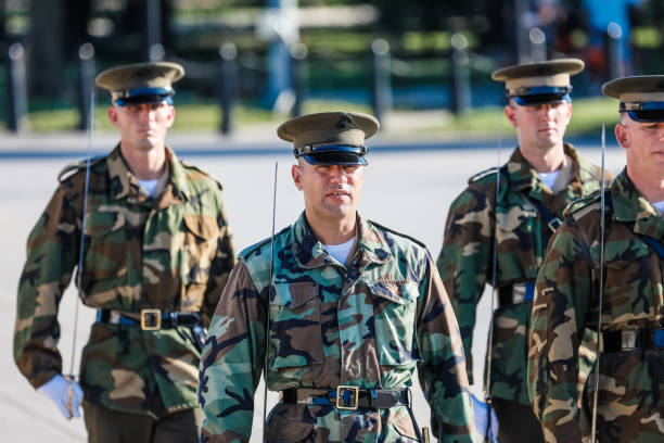 Patriots Day Parade held in Lexington, MA on April 18, 2022,  after two years cancellations.
