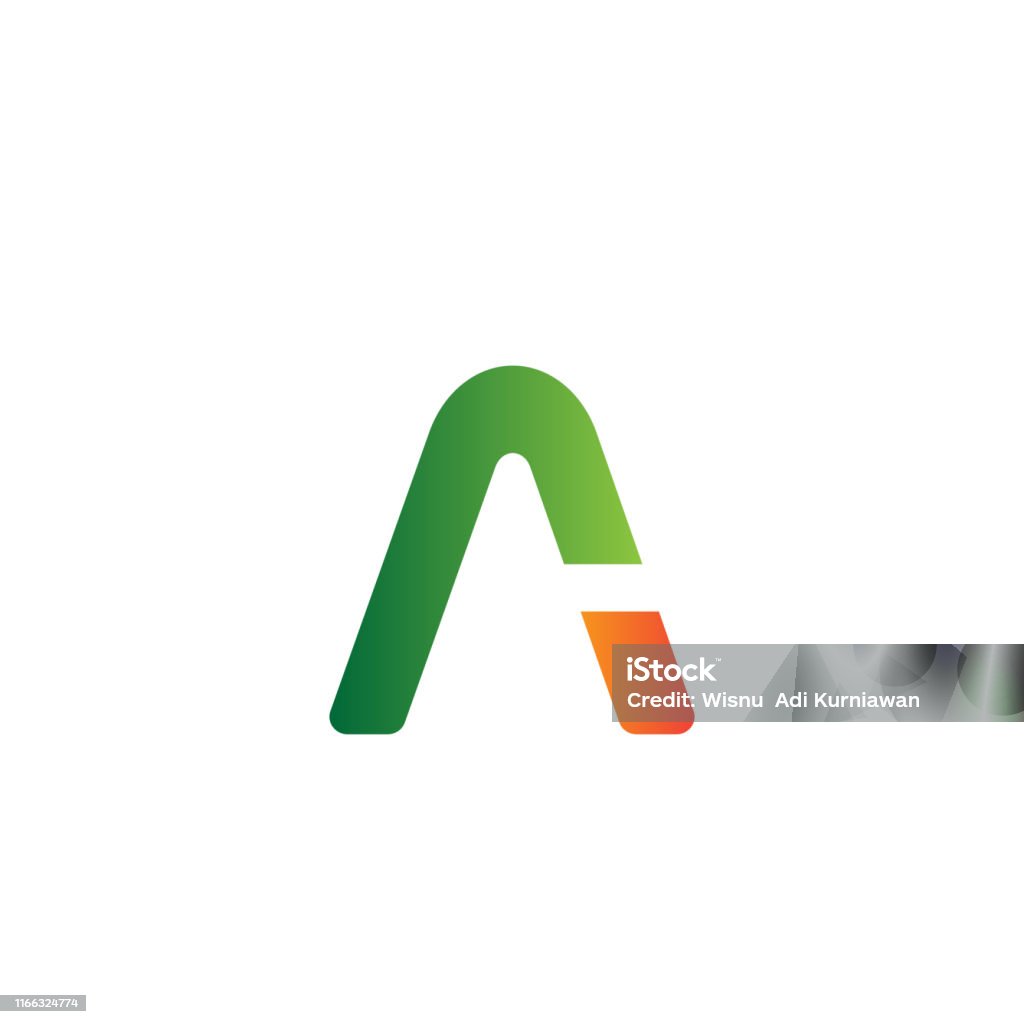 Letter A Abstract Vector Illustration Stock Illustration - Download ...