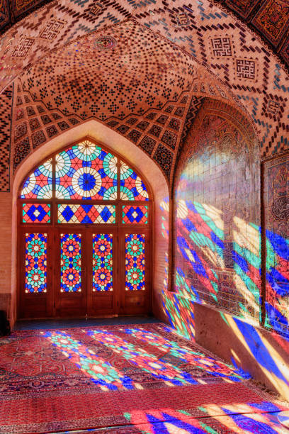 istock Gorgeous view inside the Nasir al-Mulk Mosque in Shiraz, Iran 1166328181