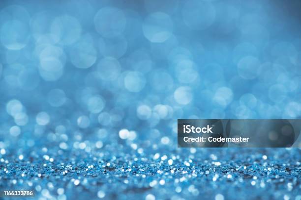 Light Blue Glitter Texture Background Stock Photo - Download Image Now