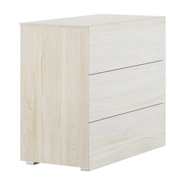 istock Chest of drawers isolated on white background. 3D rendering. 1166334782