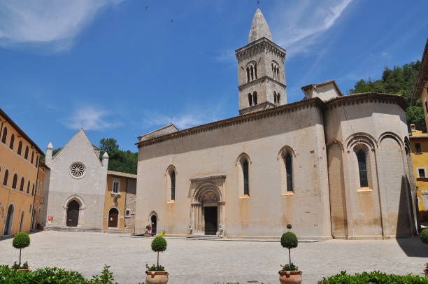 istock Historic centre of Visso, Umbria, Italy 1166335455