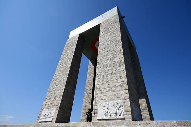 Canakkale Martyrs Memorial stock photo