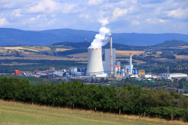 istock Coal Fired Power Plant in Ledvice, Czech republic 1166348560