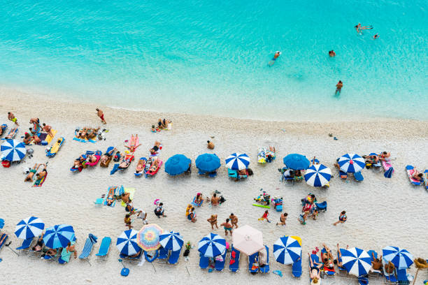 istock Famous Porto Katsiki beach, Lefkada (Levkas) island, Greece 1166352959