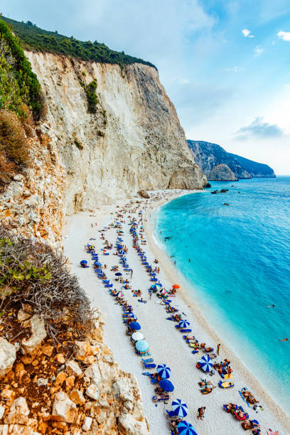 istock Famous Porto Katsiki beach, Lefkada (Levkas) island, Greece 1166353119