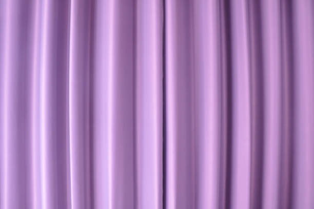 istock Pink cloth, Purple drapery background 1166353372