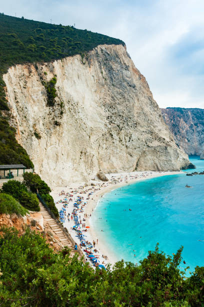 istock Famous Porto Katsiki beach, Lefkada (Levkas) island, Greece 1166353425
