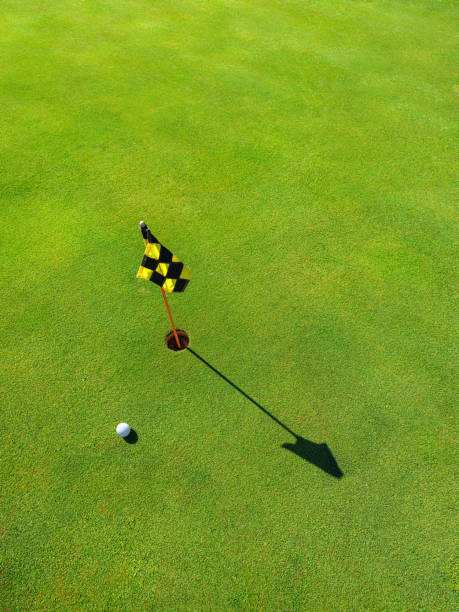 istock Ball on the putting green 1166358484