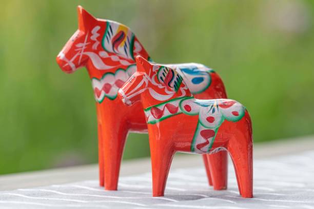istock Traditional painted horses in Sweden 1166361619
