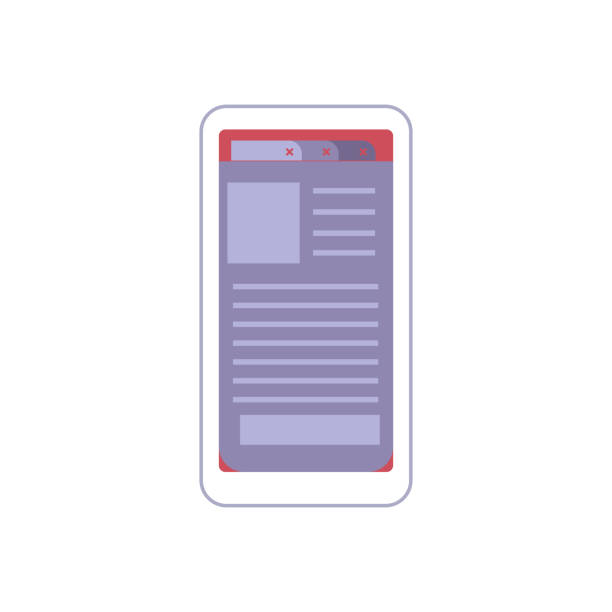 istock White smartphone with opened electronic book or news page for online reading and education concept. 1166369747