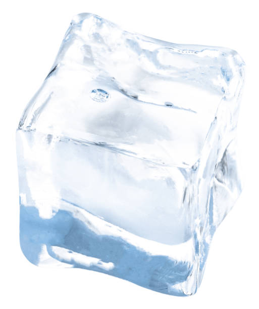 istock ice cubes isolated on white background. Clipping pats 1166372522