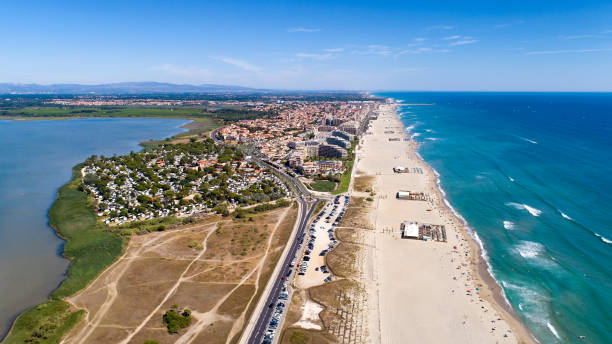 istock Aerial view of Canet en Roussillon 1166374218
