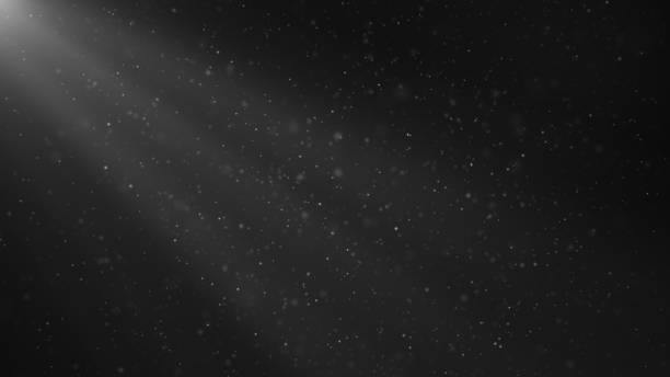 istock Abstract particles background of shining, sparkling white particles. Beautiful white floating dust particles with shine light. 3D Rendering 1166376532