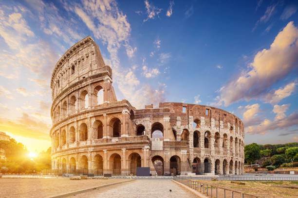 istock Coliseum or Flavian Amphitheatre (Amphitheatrum Flavium or Colosseo), Rome, Italy. 1166377304