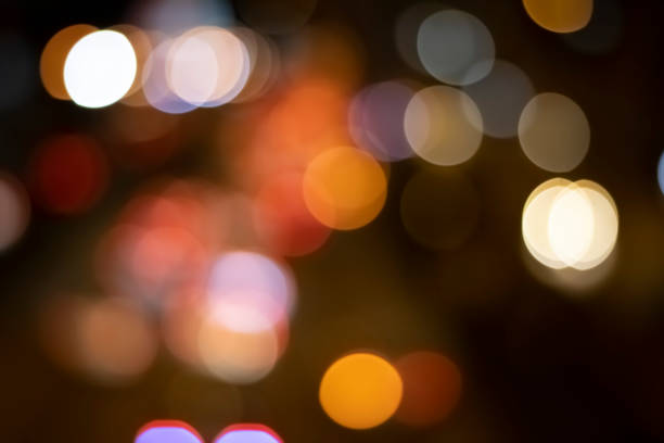 istock Bokeh, car lights on the night road 1166379706