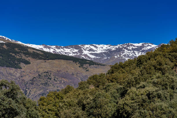 Town of Bubion in La Alpujarra Granadina, Sierra Nevada, Spain in Western Europe