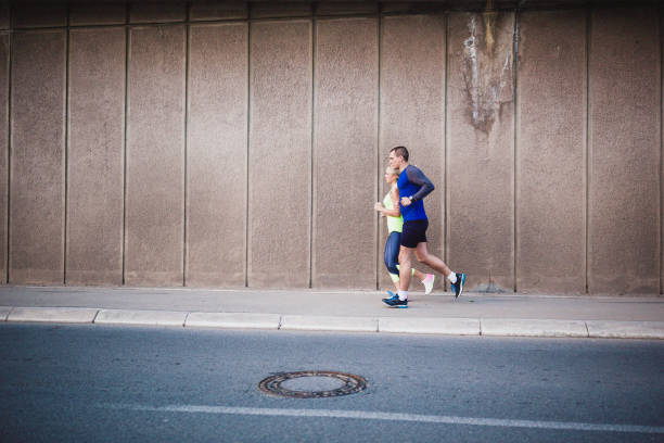 istock Sport couple, jogging 1166393167