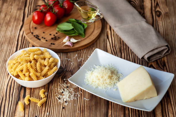 istock Ingredients for preparation of pasta 1166398186