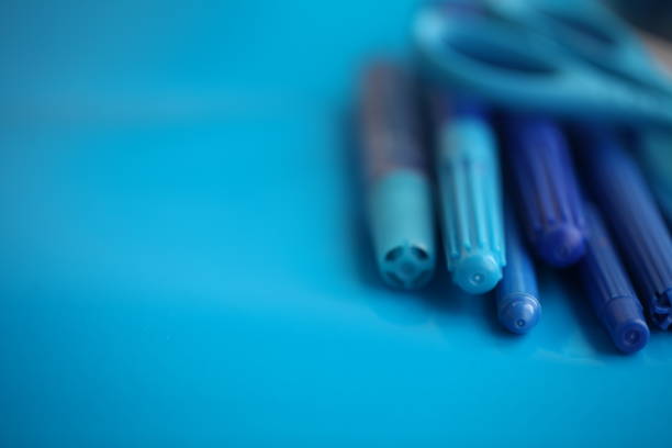 istock Concert education globe books microscope and pencils on background. 1166399978