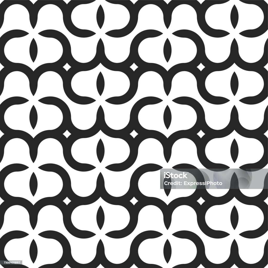 Repetitive Pattern Modern Design Seamless Vector Geometric Pattern With Creative Shapes Endless Grid ...