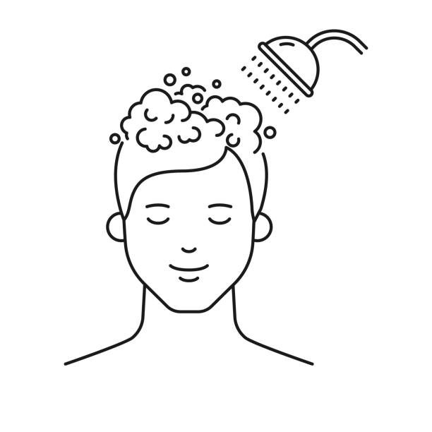 1,126 Man Shampoo Illustrations & Clip Art - iStock | Man shampoo bottle,  Man shampoo shower, Man shampoo hair