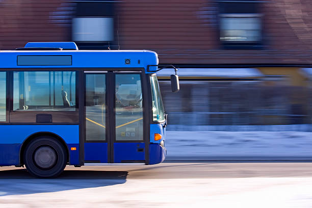 Bus A bus in Sweden public transportation photos stock pictures, royalty-free photos & images