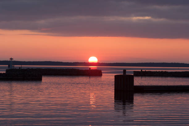istock Sunset over Vaenern Lake, Sweden 1166412491