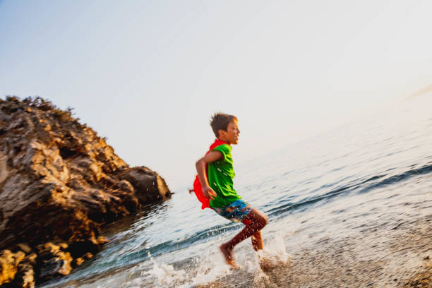 istock funny sunset in a happy day of holidays 1166415530