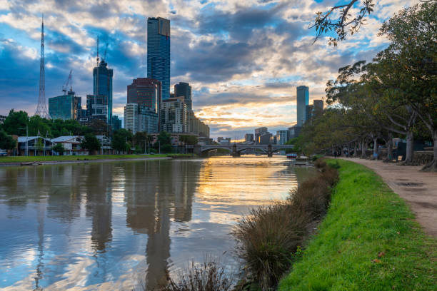 istock Yarra river in Melbourne Victoria 1166416637