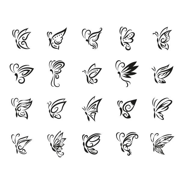 8,200+ Butterfly Tattoos Stock Illustrations, Royalty-Free Vector Graphics  & Clip Art - iStock