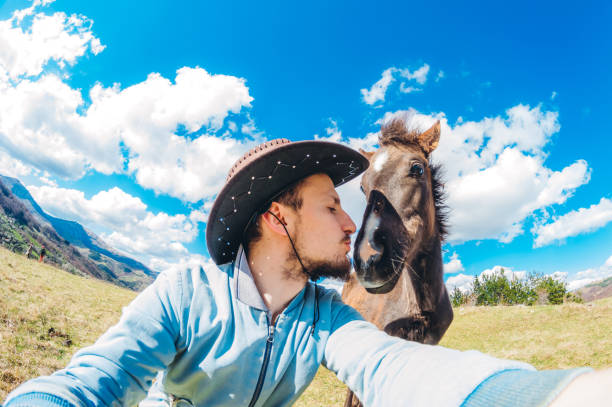 istock Selfie with horse 1166420776
