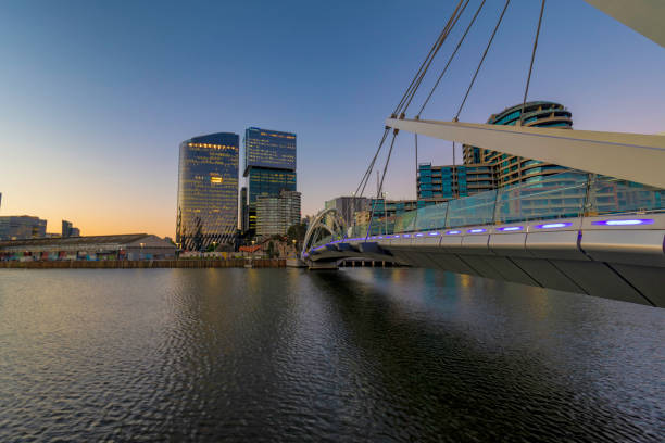 istock Seafarers Bridge in Melbourne Victoria 1166421593