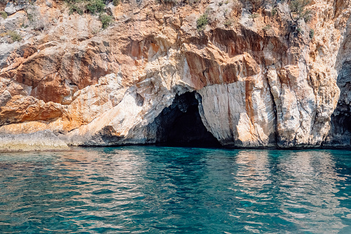 Blue Waters and Grotto, photo taken in Scario, Campania, Italy