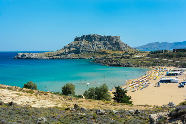 istock Agathi Beach Rhodes Greece Europe 1166426299