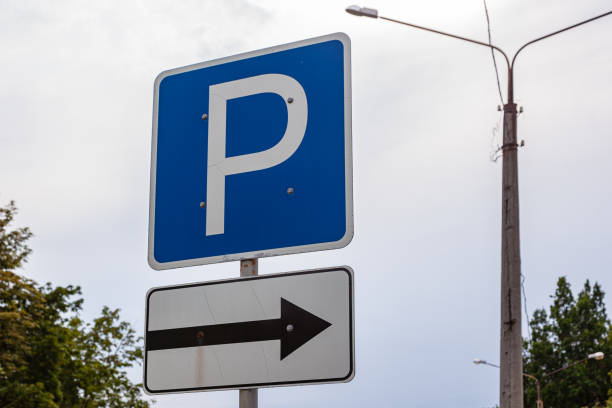istock parking sign in the park 1166431979