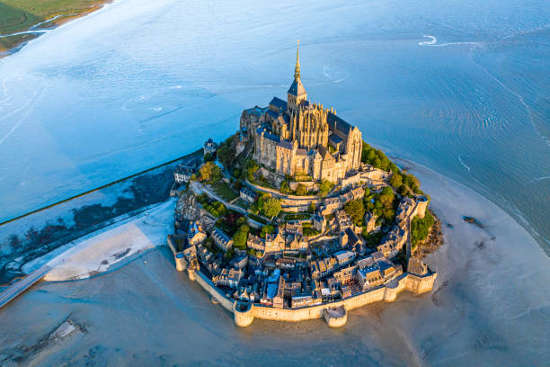istock Mont Saint Michel aerial view 1166435170