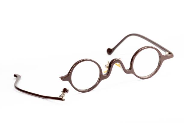 istock Vintage round glasses isolated on white background. 1166435554