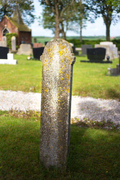 istock Westeremden, Groningen, Netherlands: 13th-C Andreaskerk with Gravestones 1166438059